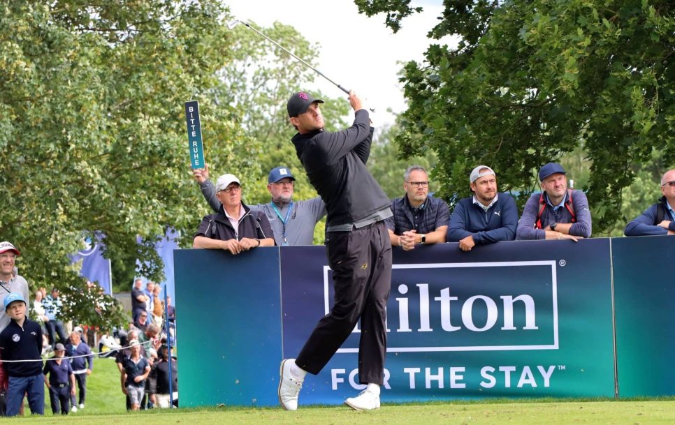 El golfista belga Thomas Pieters en acción en el BMW International Open 2024. / Foto: Nils Koepke – IMAGO / Beautiful Sports