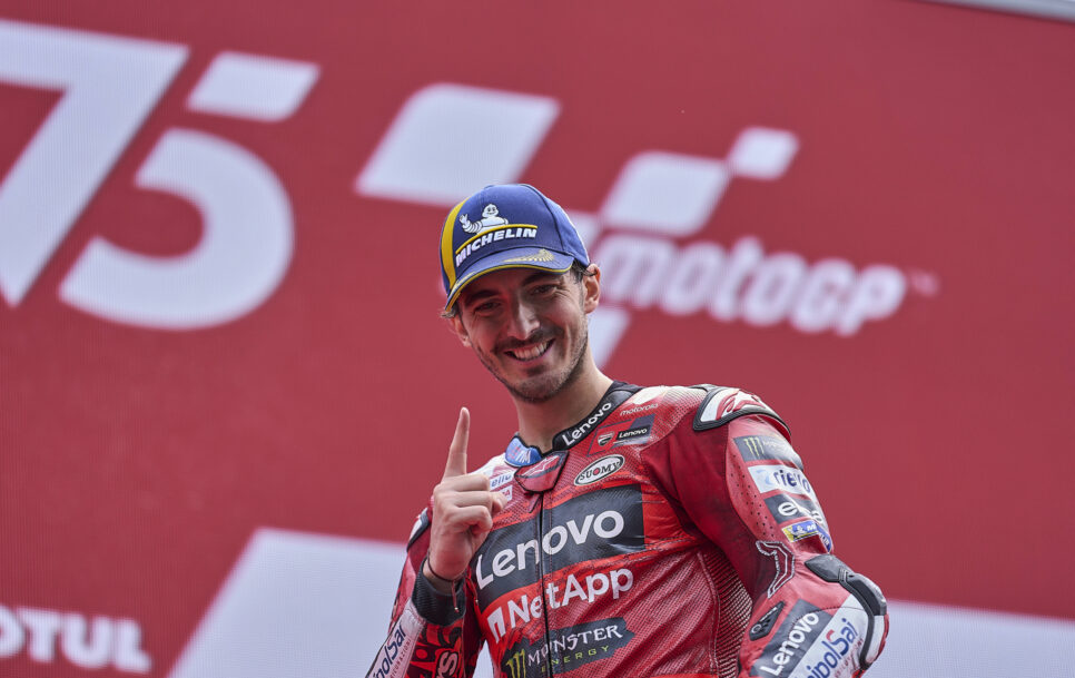 Pecco Bagnaia es el líder del Mundial de MotoGP | Fuente: Imago