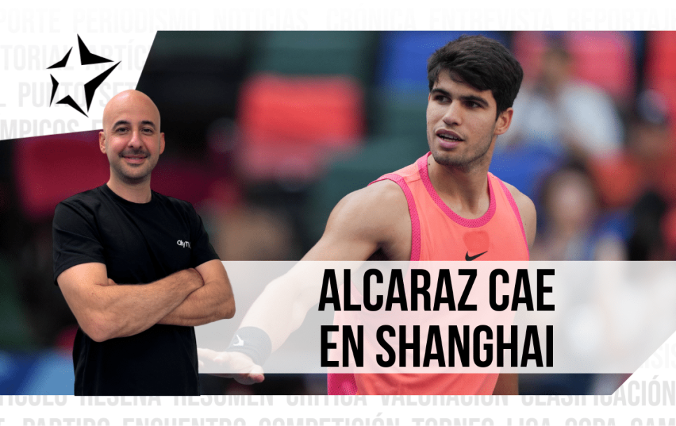 Carlos Alcaraz cae eliminado en el Masters 1000 de Shanghai | Fuente: Imago