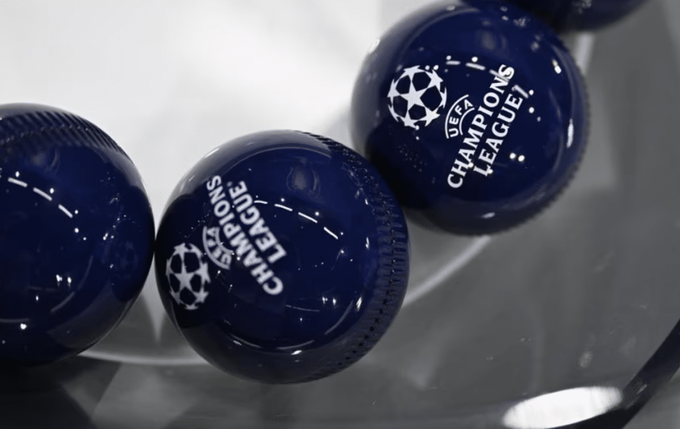 Las bolas preparadas para el sorteo de la Champions / Fuente: UEFA