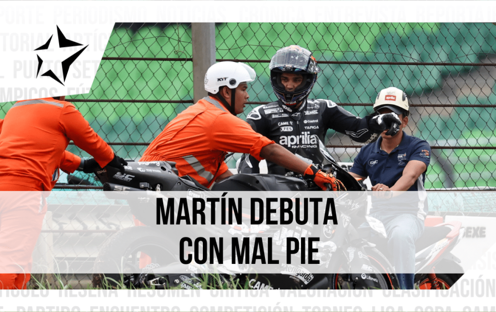 Jorge Martín debuta con caída en el test de Sepang de MotoGP | Fuente: Imago